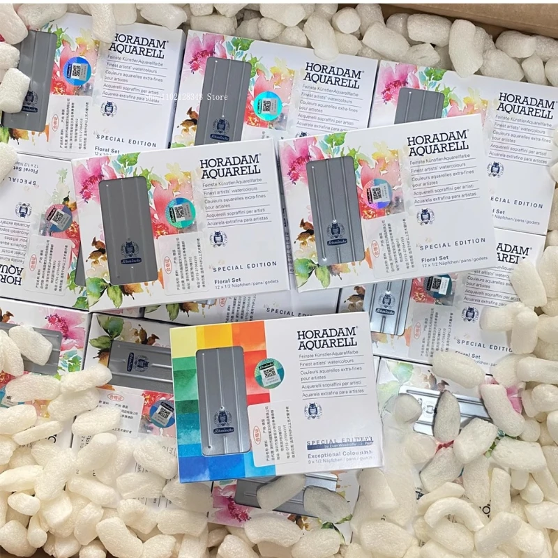 

Watercolor Paint/Portable Pigment Flower Set Travel Iron Box Supplies for Student Sketching and Teaching Painting Enthusiasts