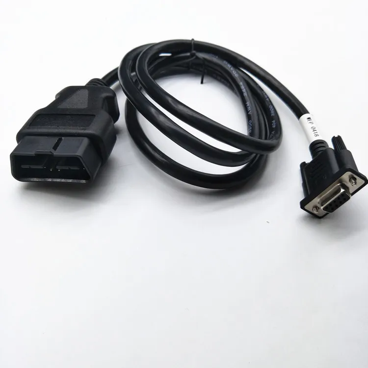1 متر DB9 المسلسل RS232 أنثى ميناء إلى ذكر obd2 obdii 16 دبوس obd مهائي كابلات التشخيص تمديد الحبل
