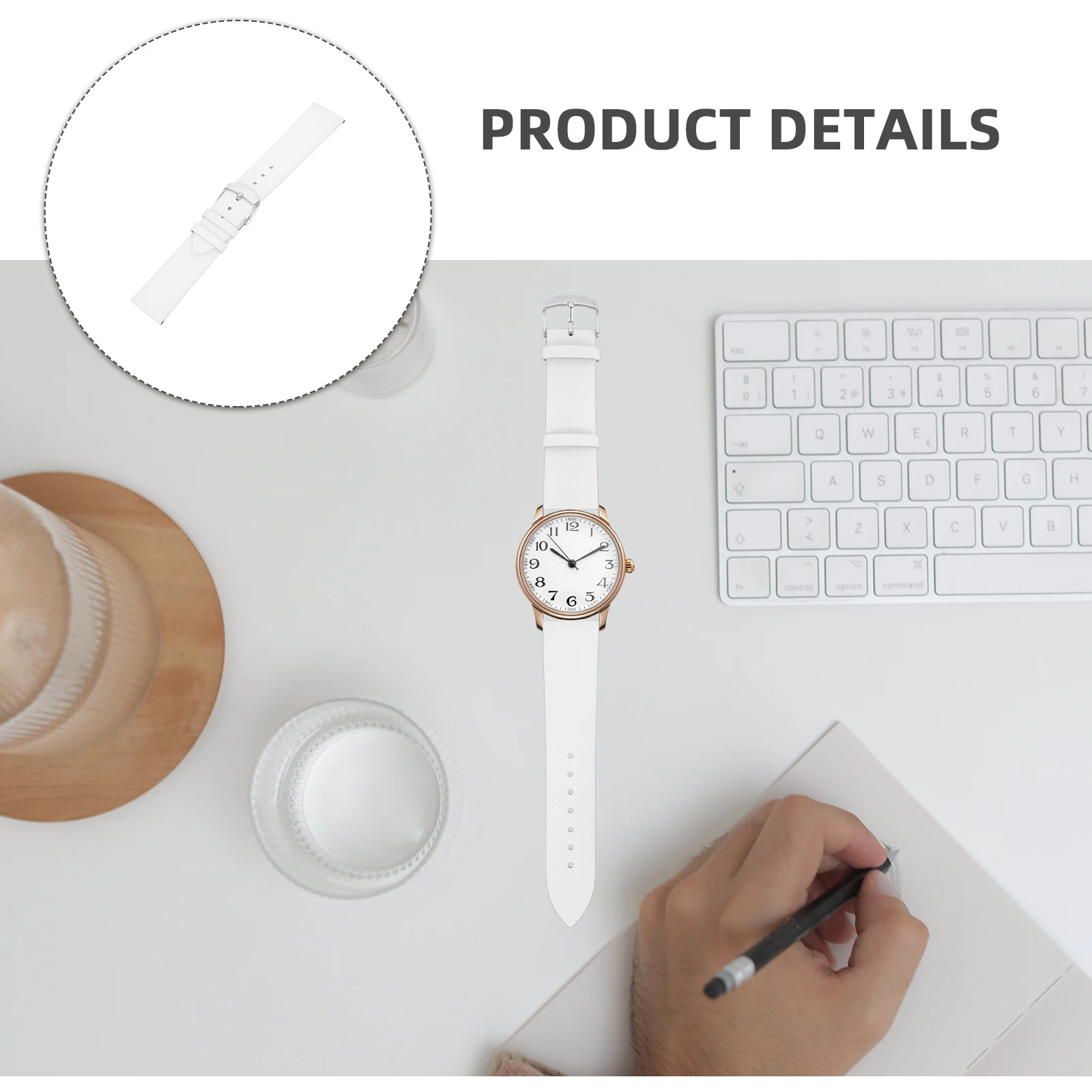 

Watch B Durable Genuine Strap Universal Replacement for Wristwatch Long Service Prime Material Soft Comfortable Sweat