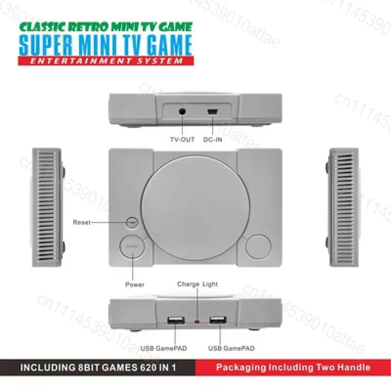 Retro Nostalgic 8-Bit  Game Console Stand-alone Double Battle Home Children's Gaming Device