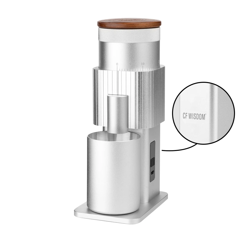 مطحنة القهوة الكهربائية CF WISDOM للصب فوق مطحنة الأزيز المحمولة القابلة للتعديل الخشونة القابلة لإعادة الشحن تخمير اليد المنزلية #3