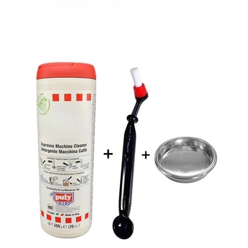 Genuine coffee machine brewing head cleaning powder medicinal powder curved brush blind bowl blind tablet