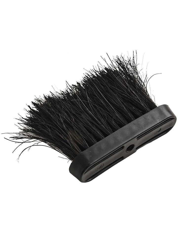 Fireside Brush Fireplace Brush Black Wooden Brush Fireplace Hair Length 8cm Handle11*3.3*1.3cm Head Replacement