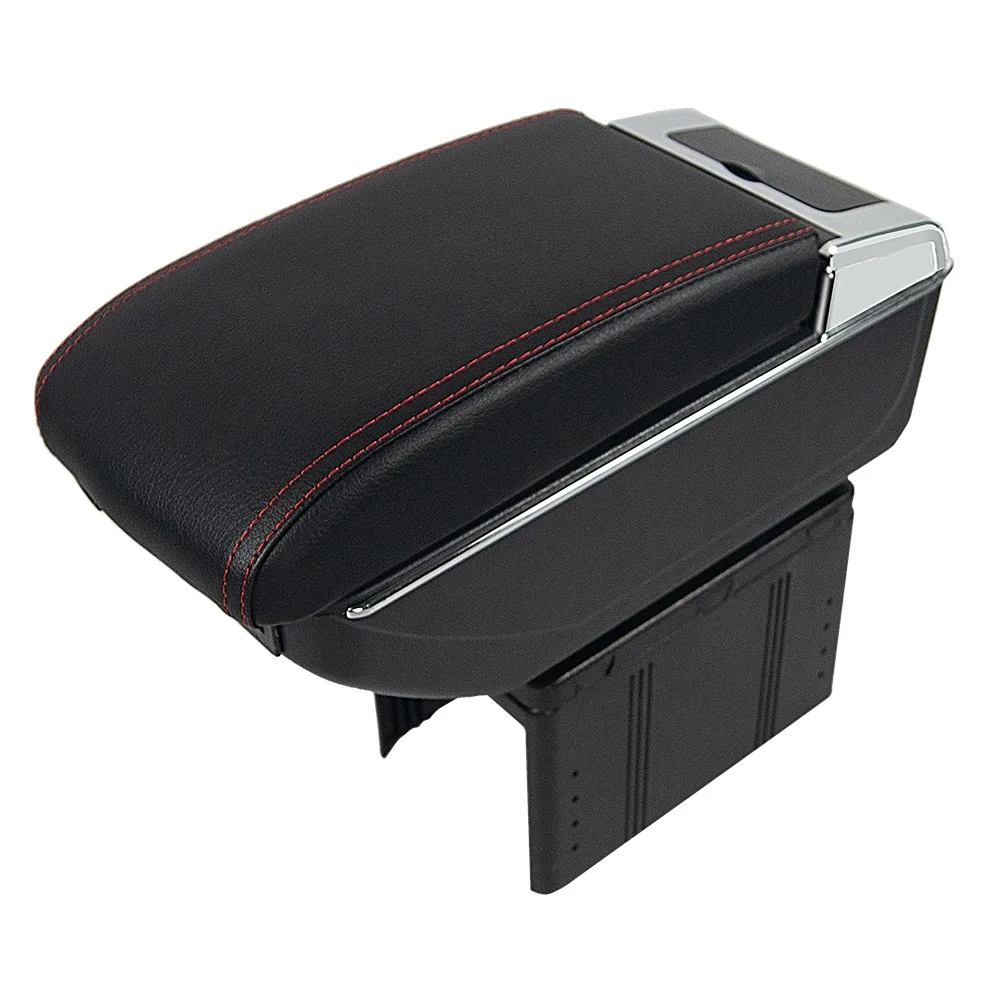 Universal Separable Car Armrest Box Punch-free Interior Center Console Storage Box Arm Rest Car-Styling Decoration Accessories