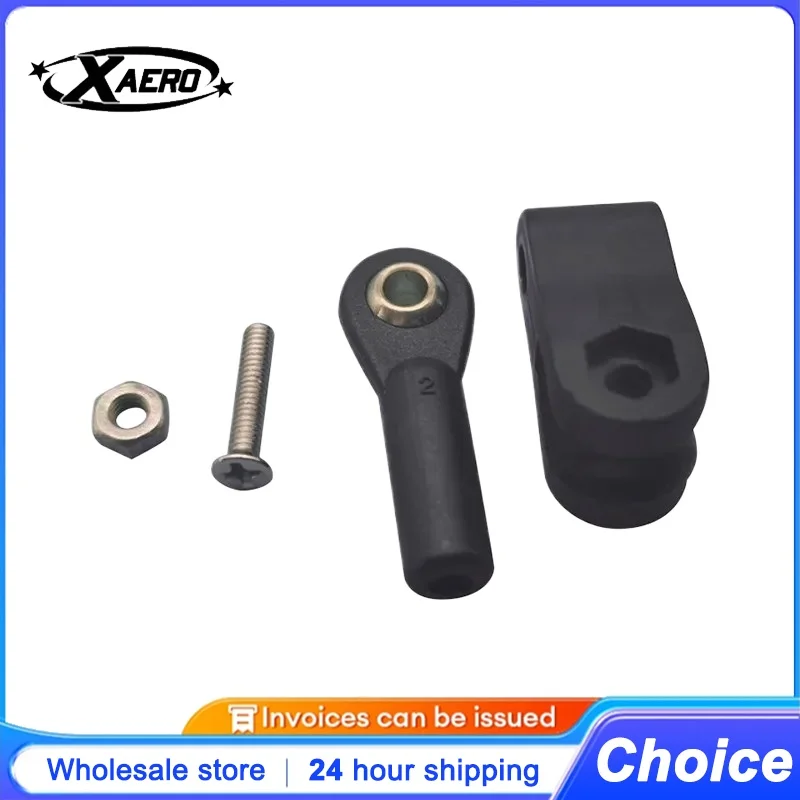 

XAERO 2 Sets RC Airplane Clevises & Ball Joints - Rudder Control Linkage, Rocking Arm for Electric Foam Plane Model Parts