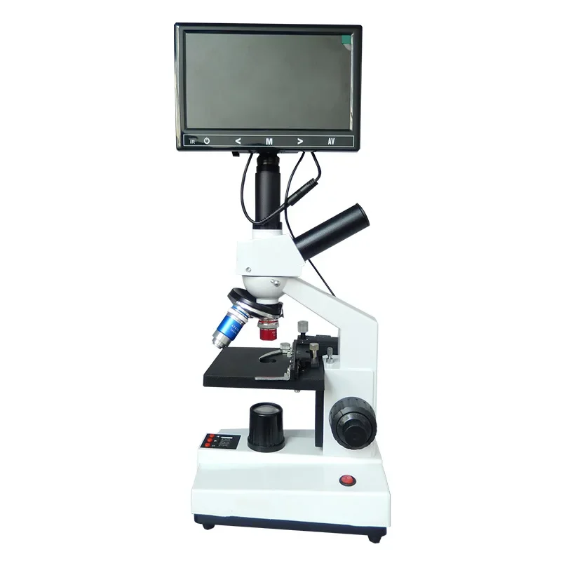 640X Professional HD Microscope for Pig Sperm Egg Breeding Aquatic Fish Disease Detection Experiment