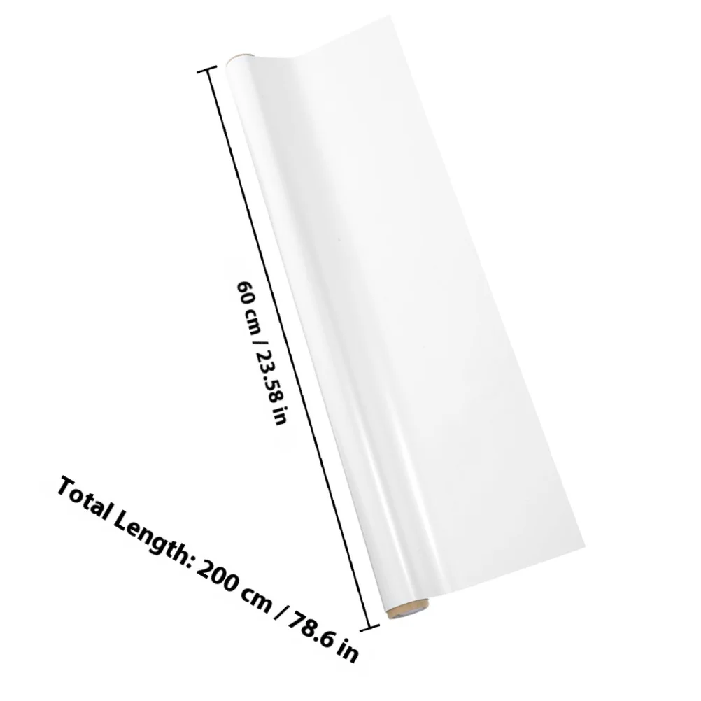 ملصق سبورة بيضاء كبيرة للمسح الجاف لسطح الكتابة، ورق حائط ثابت على السبورة لمكتب الفصول الدراسية والمنزل ولوحة خربش #3