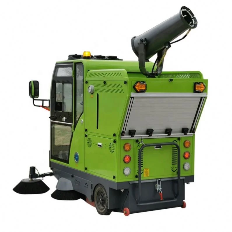 Mesin Pembersih Lantai Tipe Naik yang Cerdas untuk Industri, Penyapu Jalan