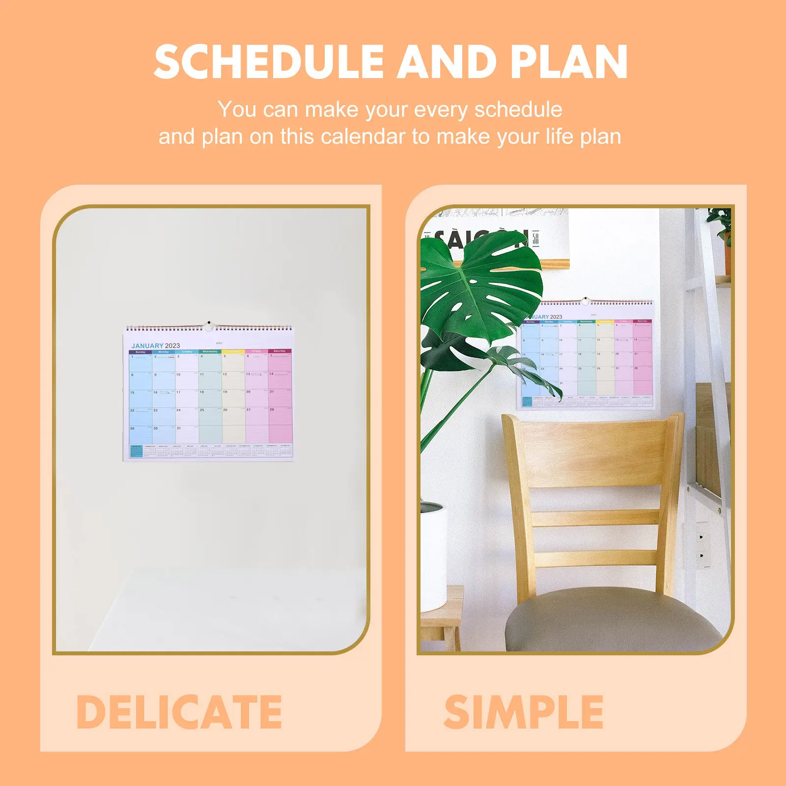 

Ежемесячный календарь-планировщик на 1 месяц, креативный настенный календарь-расписание для дома и офиса, декоративный бумажный ежедневник