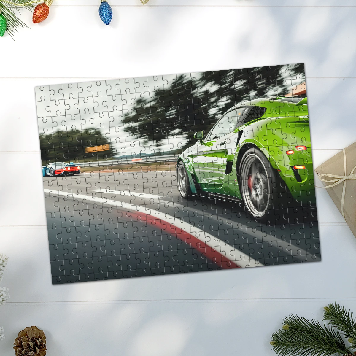 35/300/500/1000pcs Personalized Custom Photo Puzzle Racing Jigsaw puzzle This Personalized Puzzle Can Be A Unique Gift