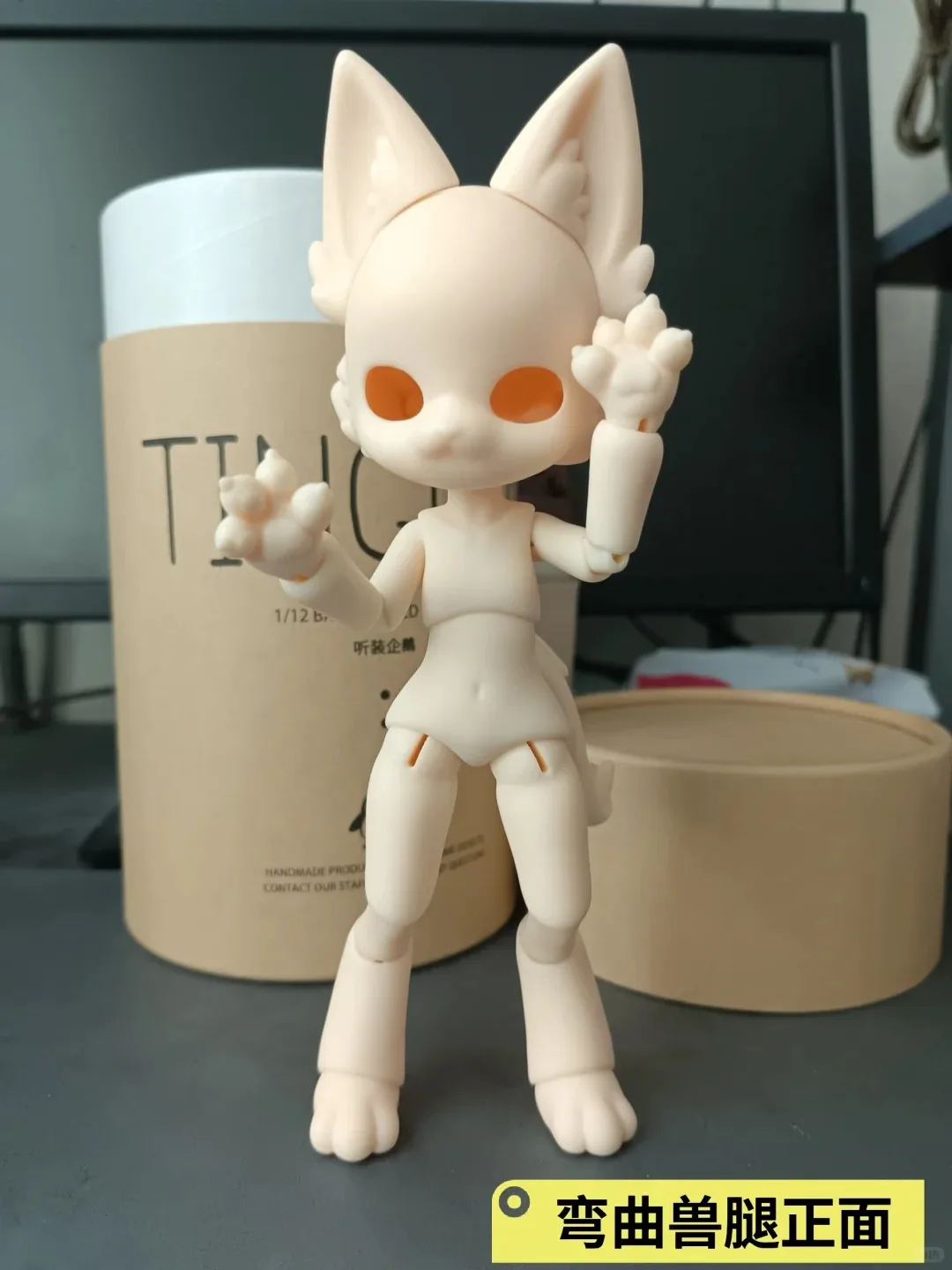 الأصلي Tinguin 1/12 هريرة الوحش الجسم Bjd عارية دمية سيامي القط المنقولة الجسم نموذج Ob11 سطح المكتب الديكور اللعب هدايا عيد الميلاد