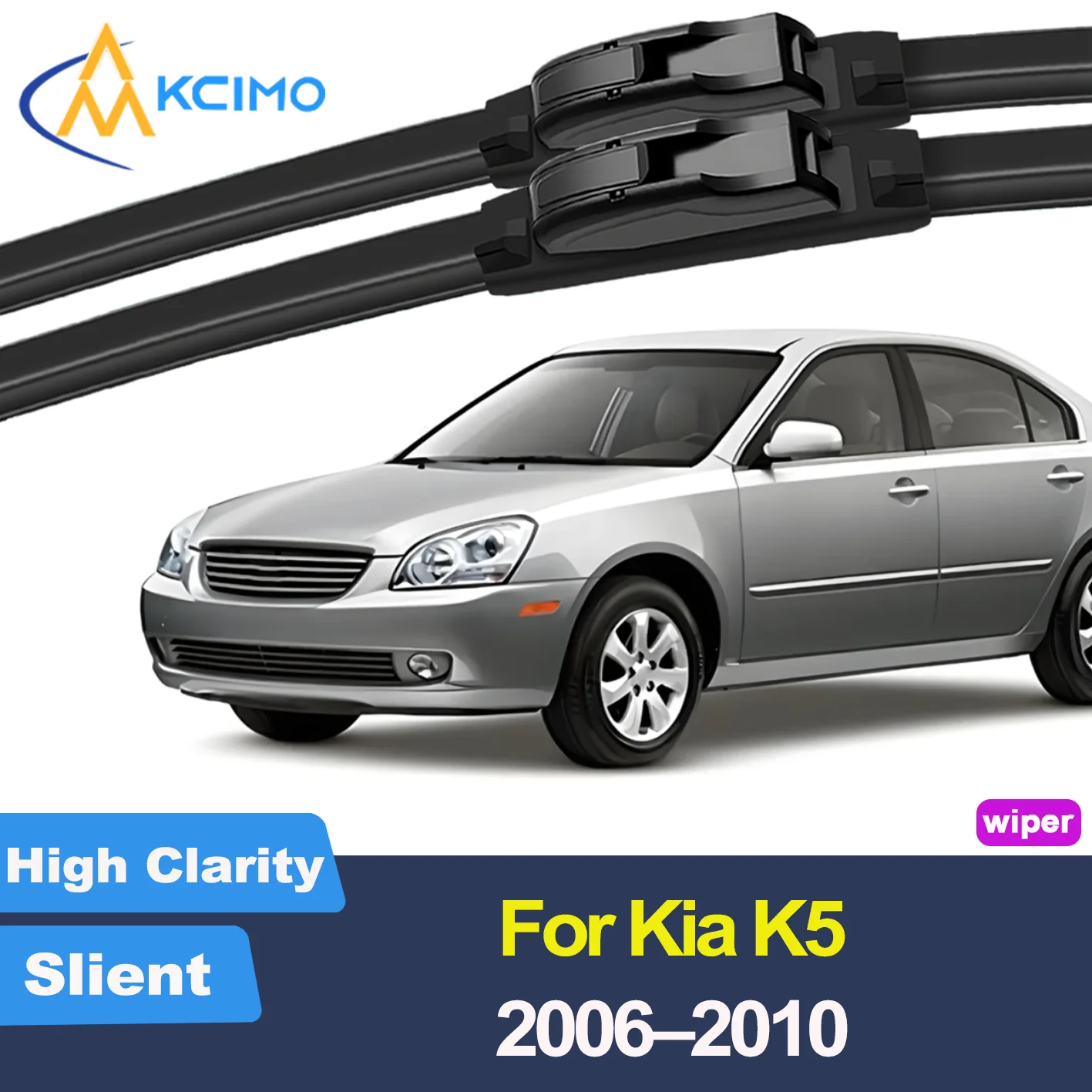 

2PCS New Wiper Blades for Kia K5 MG 2006-2010 Kia Optima Kia Magentis Kia Lotze (South Korea) Front Windshield Accessories 2010
