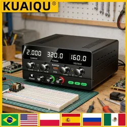 KUAIQU OCP OVP Lab DC Power Supply 160V 2A 320W Adjustable Bench Voltage Regulator OUTPUT Switching Stabilizer 30V 60V 10A 5A