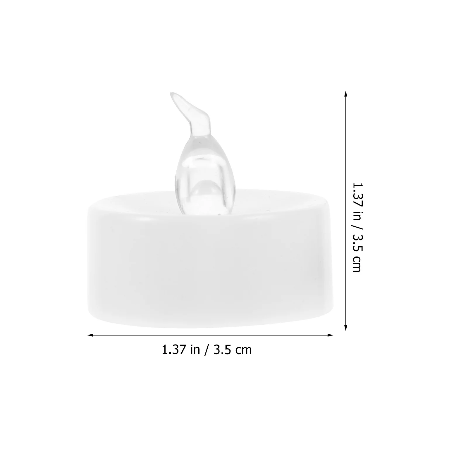 

12Pcs Electronic Set Small Operated LED Tea Lights Flameless Electric Candles for Wedding Party Festival Home