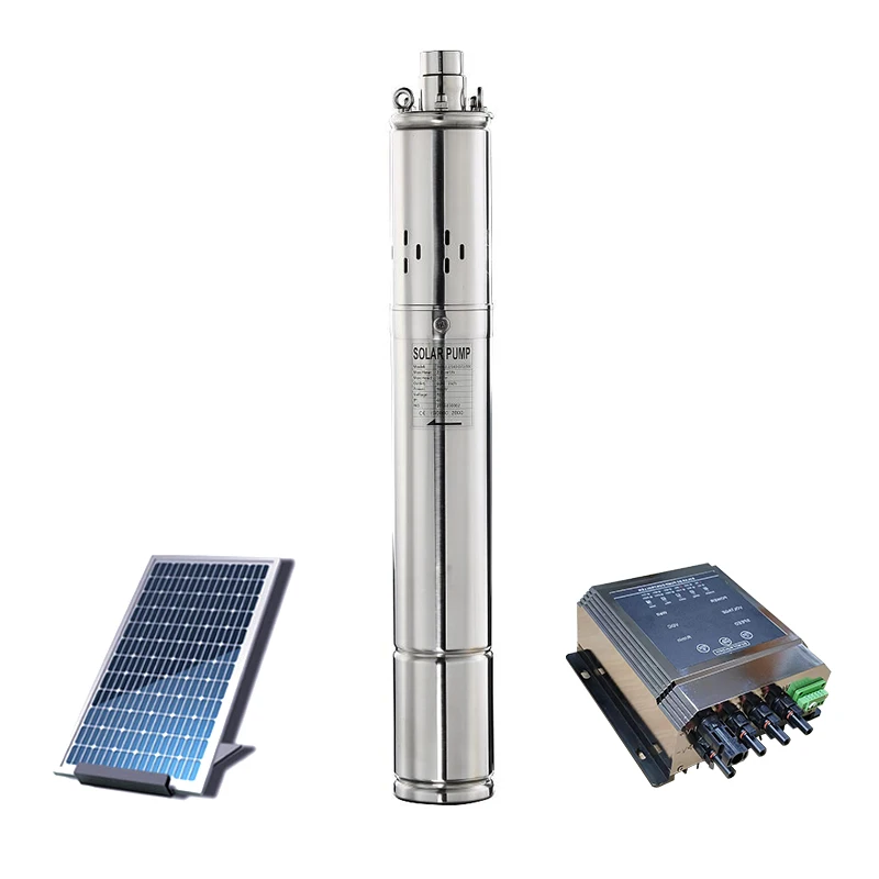 

JILU DC 72V 140m solar water pump submersible pump borehole pumpfor irrigation