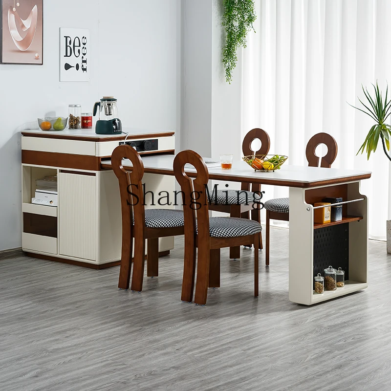

LXY medieval style new small apartment simple integrated household multi-functional dining table