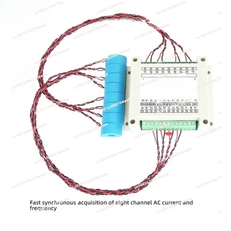 Suitable for 8-channel AC Current Frequency Measurement Acquisition Detection Module RS485 Sensor Transmitter