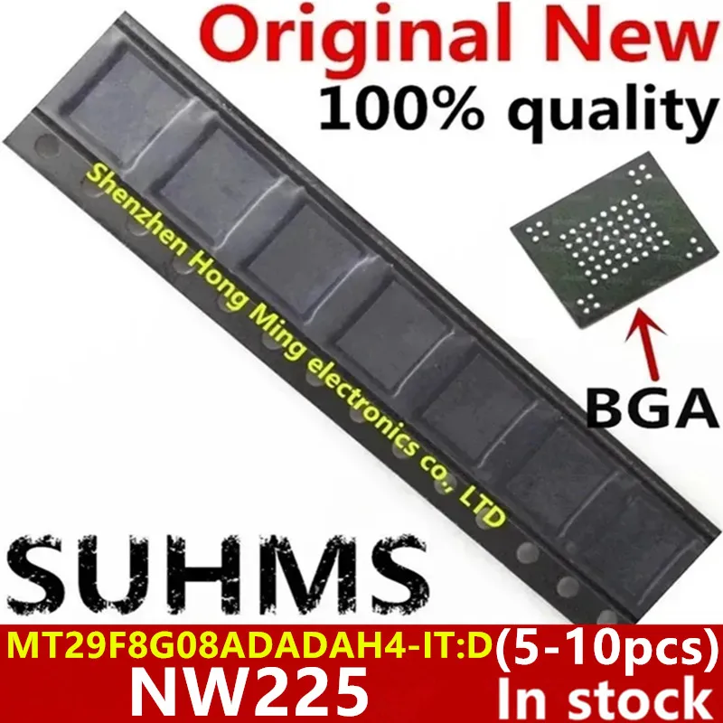 (5-10piece)100% New MT29F8G08ADADAH4-IT:D MT29F8G08ADADAH4 For Code NW225 BGA Chipset