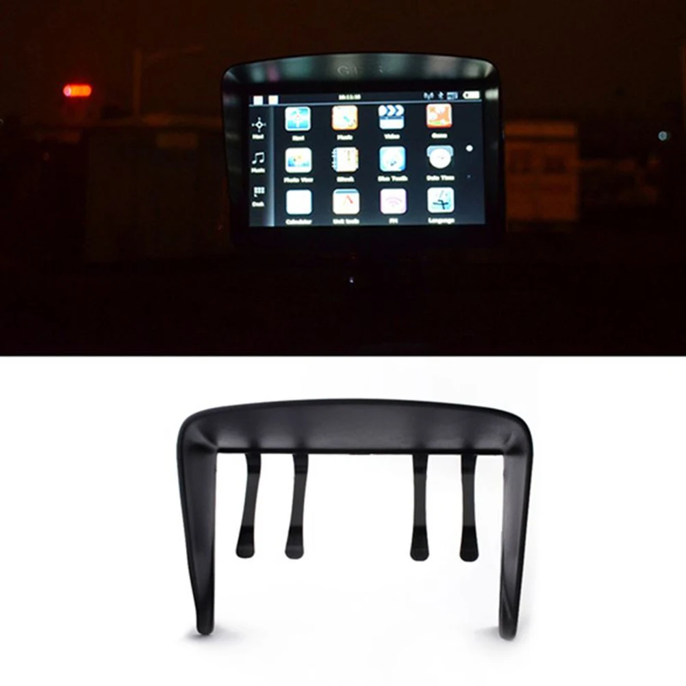 New！Black GPS Sunshade Visor For Navigator 7 Inch Car GPS Professional Sun Shade Anti Reflective GPS Screen Visor Hood