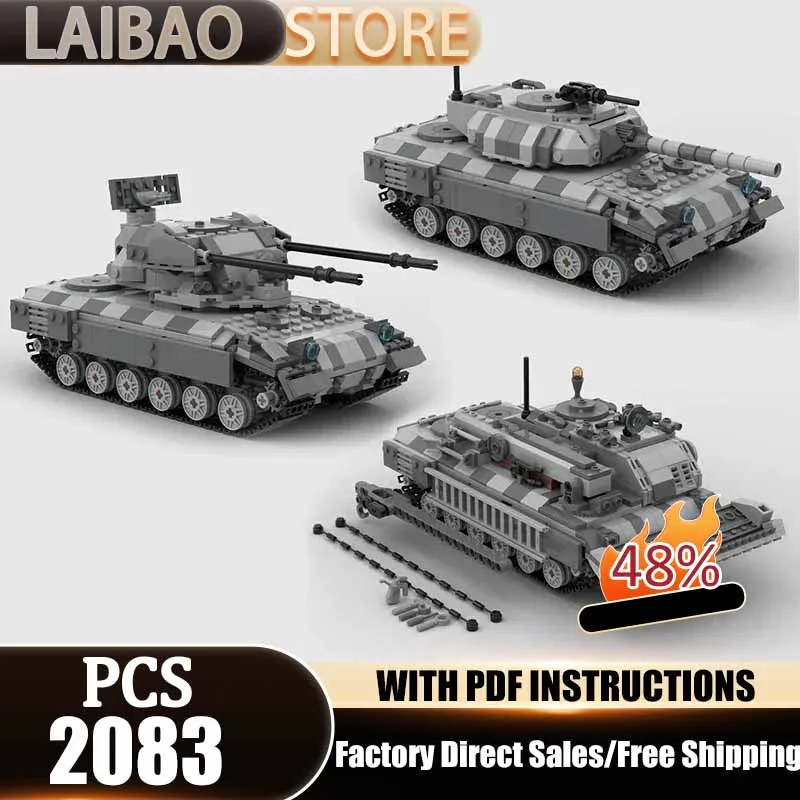 

Military Vehicles Model Moc Building Bricks Battlefield Tanks Technology Modular Blocks Gifts Christmas Toys DIY Sets Assembly
