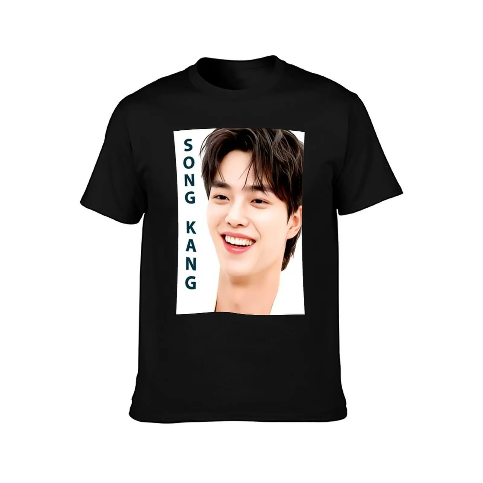 SONG KANG T-Shirt Trendy Print Short Sleeve T-Shirt