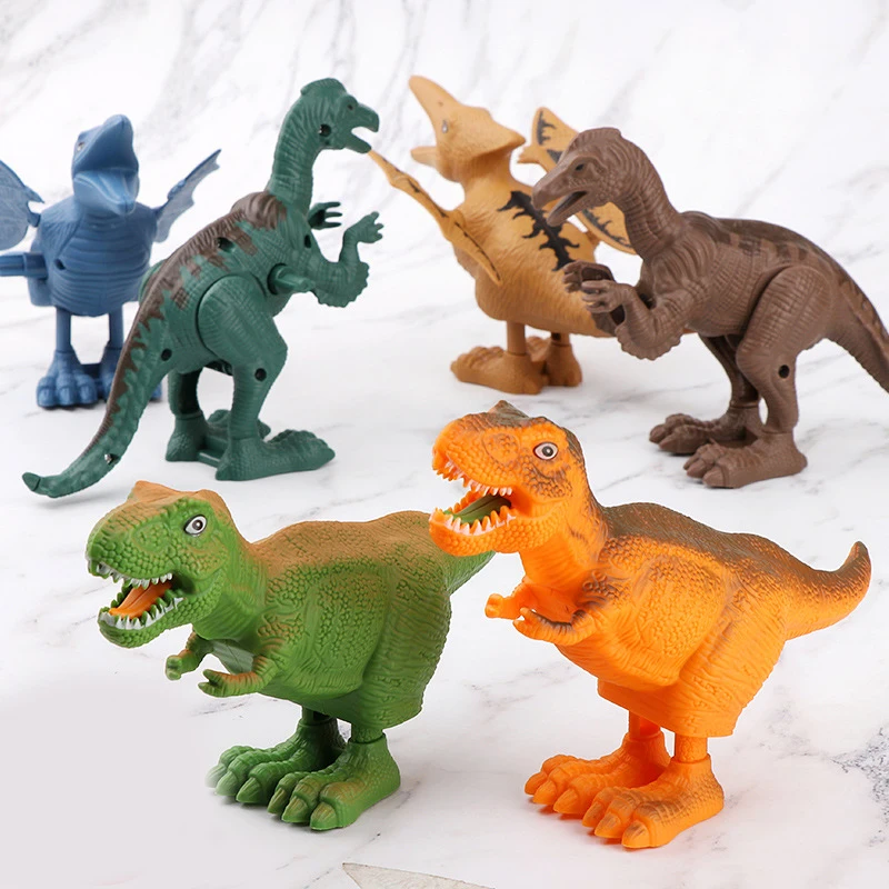 

Novelty Funny Jumping Dinosaur Kids Tyrannosaurus Rex Clockwork Toy Simulation Dinosaur Clockwork Toy Boys Birthday Gift