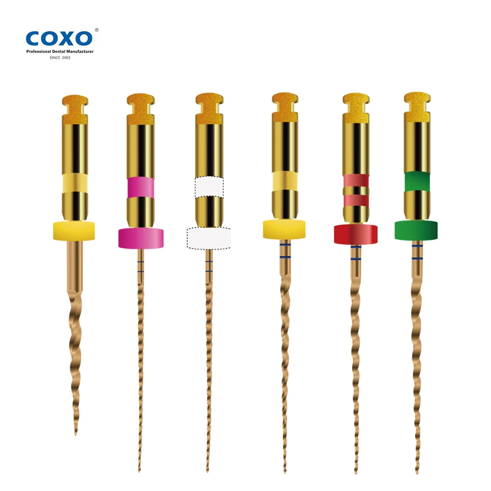 

COXO Endo File Стоматологический никель Титан Тепловая активация Эндодонтические роторные файлы Niti Files COXO SOCO PRO