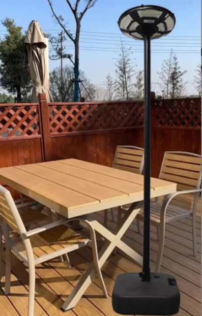 16.5”in black solar lamp (including lamp pole)