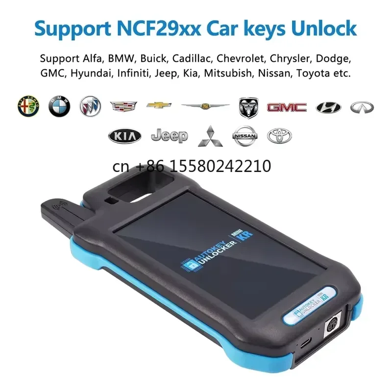for AutoKey Unlock Programmer MINI KR Smart Locksmith Key Tool Remote Generator Support 96Bit ID48 NCF29xx Car Keys