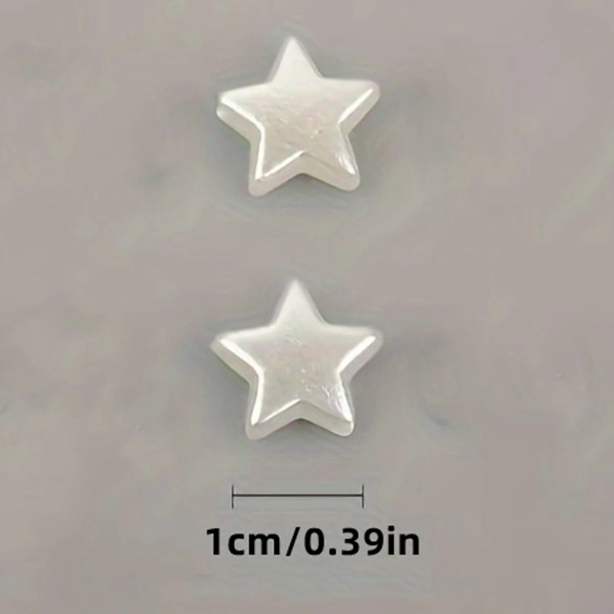 500pcs 9-10mm Valentine's Day Color Beads, White Peach Heart and Stars Acrylic Beads, Fashionable Bracelet Necklace