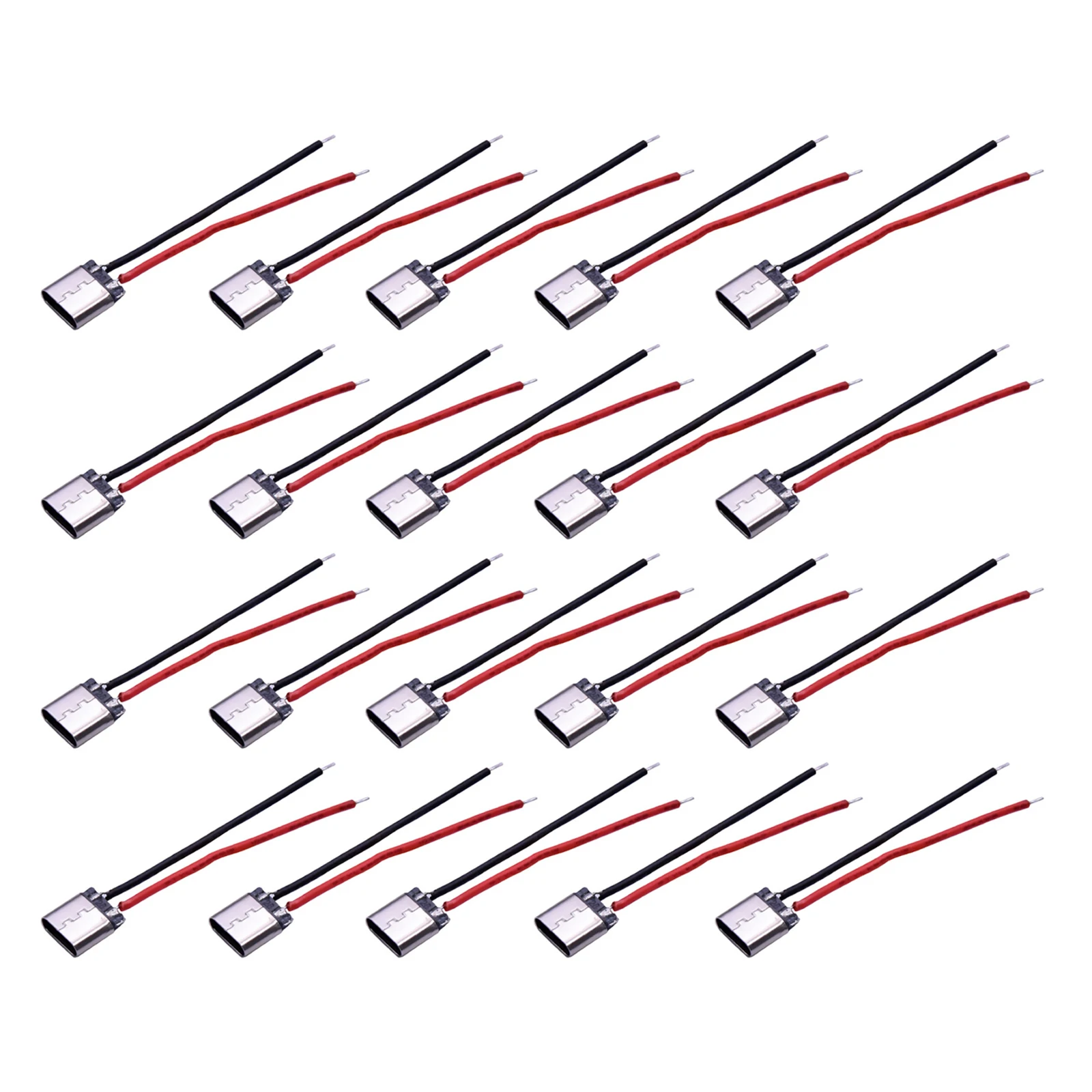 

20 шт., разъем Micro USB Type-C, 2 контакта, 2P