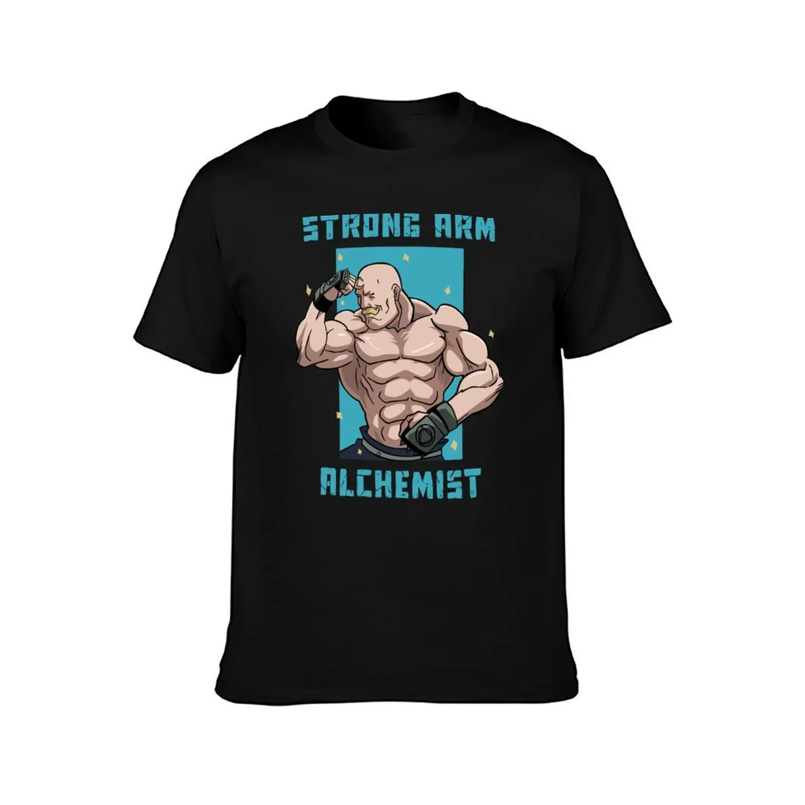 Alex Armstrong T-Shirt, Summer Casual Cotton Tee, Oversized Streetwear Tops, Vintage Graphic Print, Loose Fit Short Sleeve