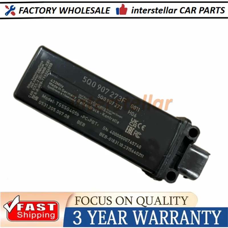 1PC Tire Pressure Control System Module TPMS Module 5Q0 907 273 F 5Q0907273F 5Q0907273B For Skoda Golf 7 Tiguan Passat B8 NEW