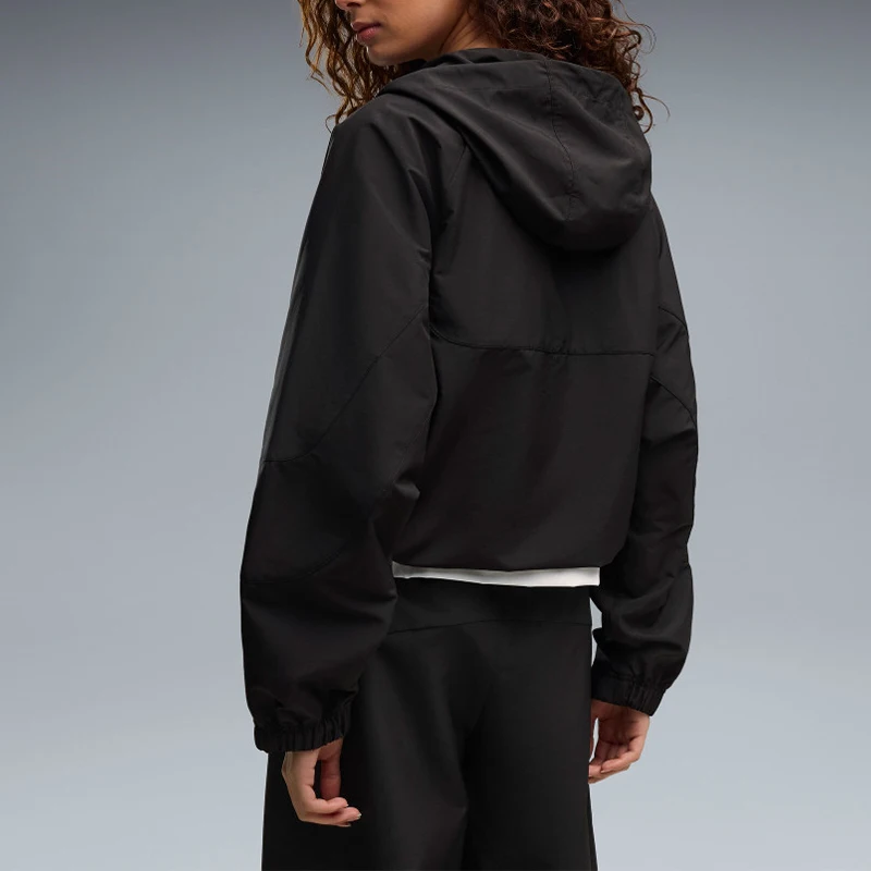 Puma genuine women's silhouette sports and comfortable casual hooded drawstring jacket 639026-01