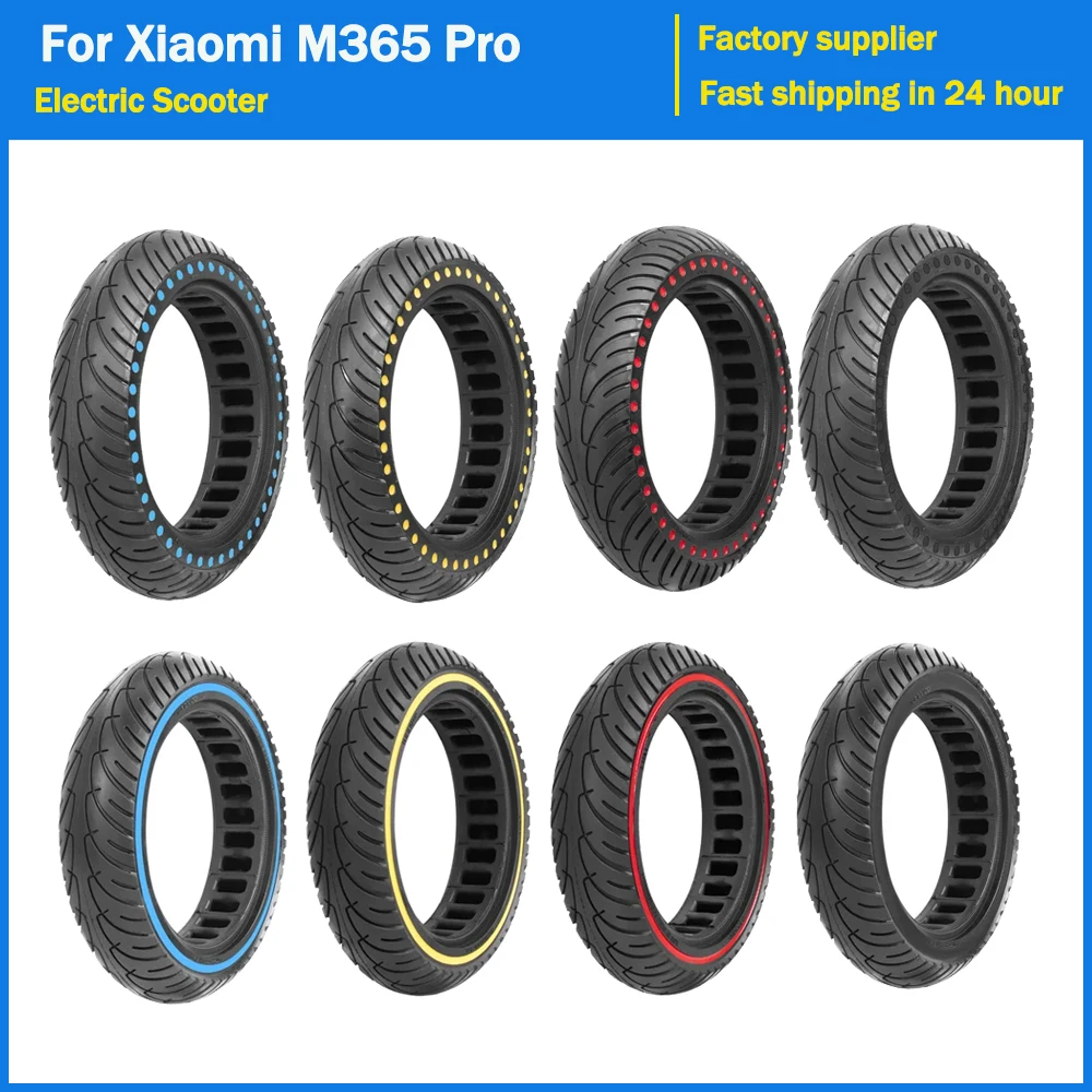 8 1/2x2 Soild Tire for Xiaomi M365 1S Pro Pro2 Electric Scooter Tyre Kickscooter Honeycomb Rubber Damping Tires 8.5 Inch Wheel