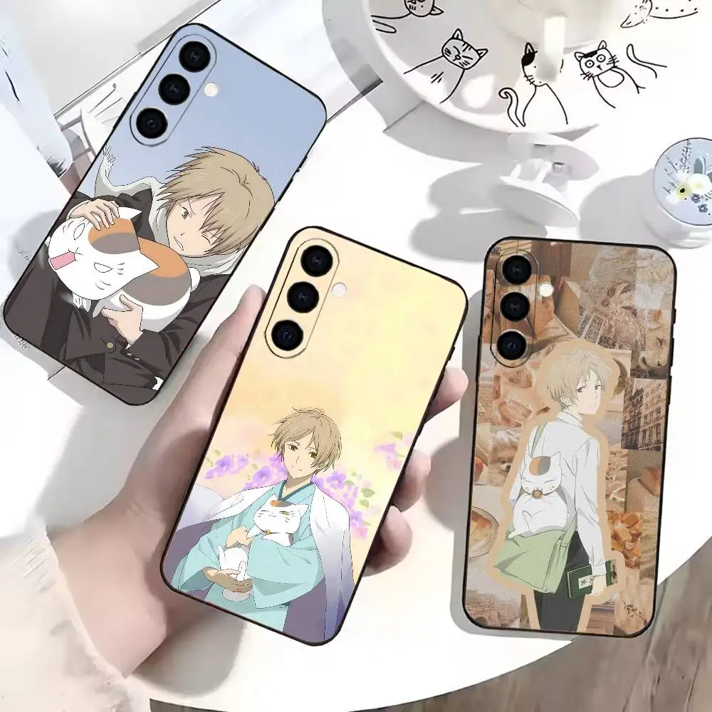 

Takashi Natsume Phone Case For Samsung Galaxy A73,A72,A71,A70,A53,A52,A51,Others Soft Black Cover