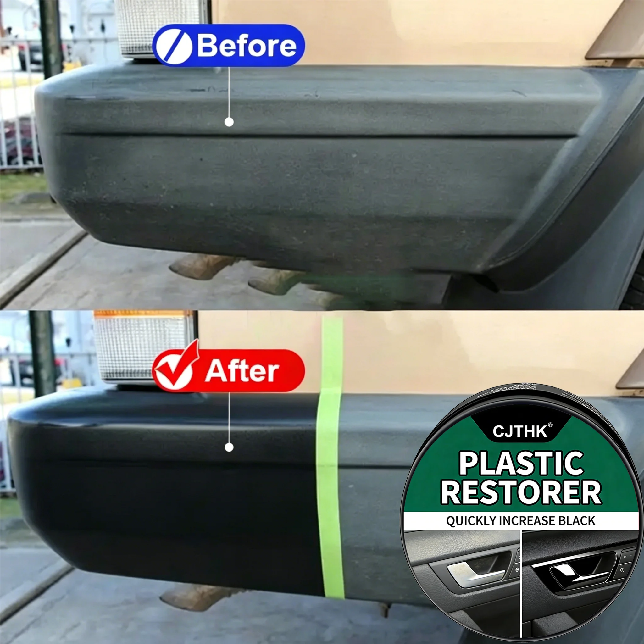 Car Plastic Restorer Back To Black Gloss Auto Interior Leather & Panel Renewal Wax Coating Agent Auto Polish And Repair Coating