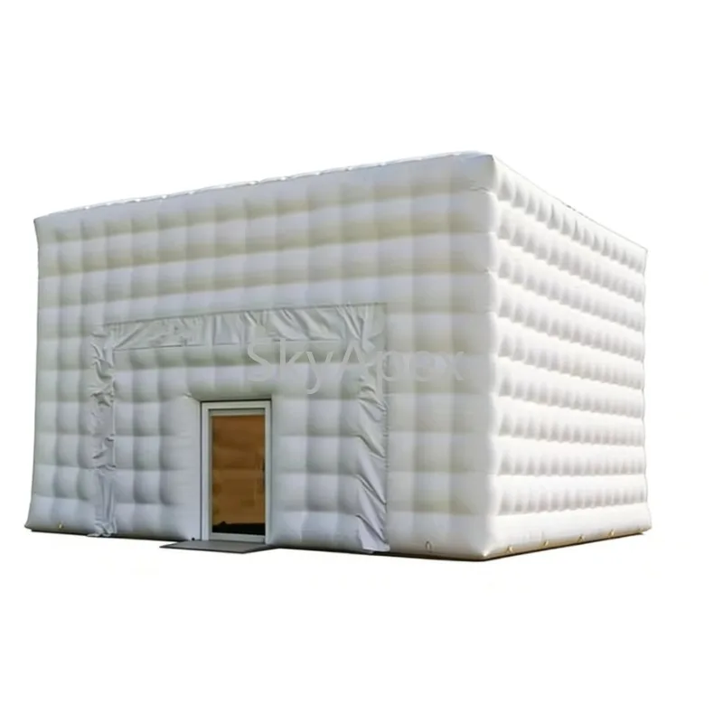 

Большой куб, надувная палатка из ПВХ, ткань Оксфорд, кемпинг, взорванная палатка для мероприятий, свет для ночного клуба, вечеринки, водонепроницаемый, ветрозащитный, прочный