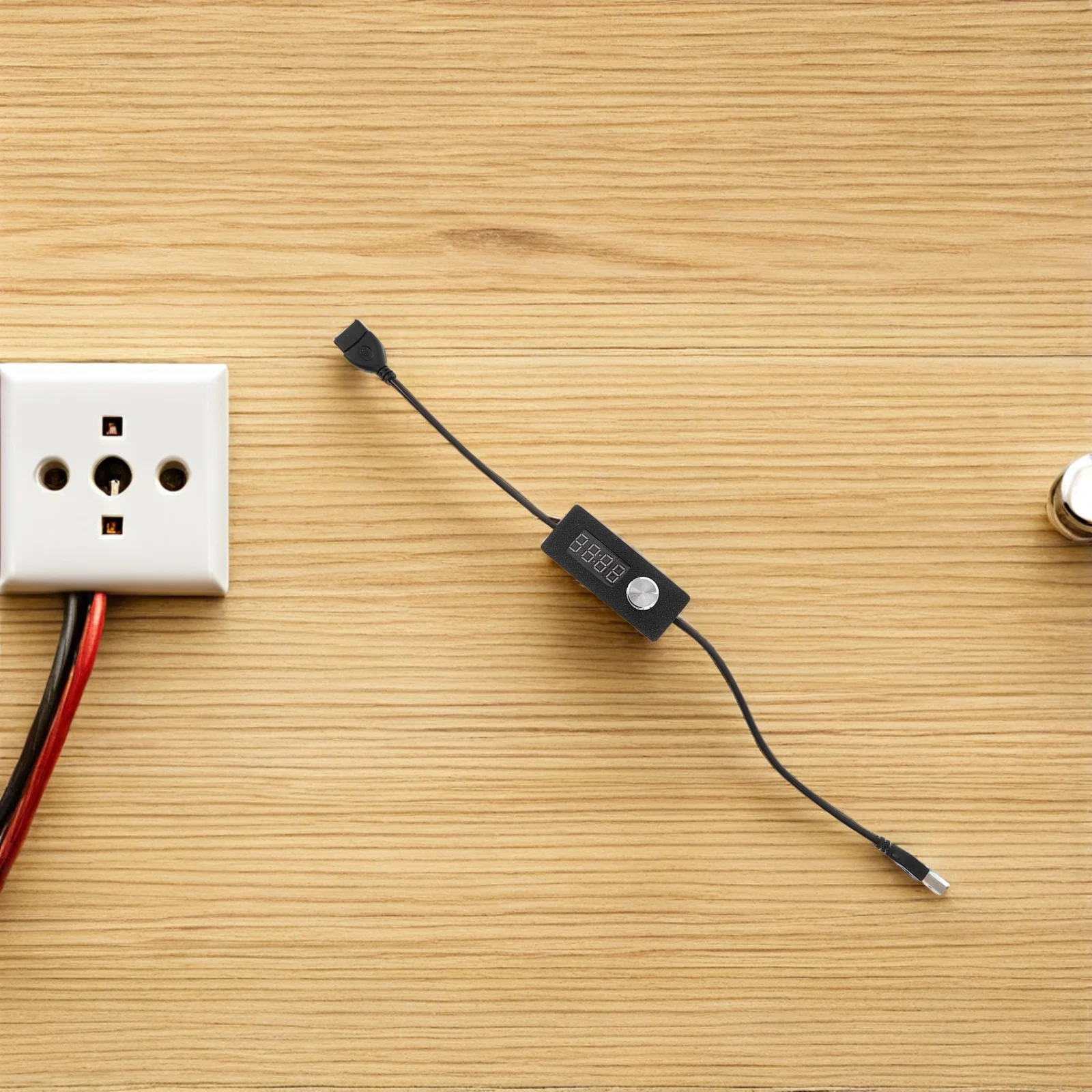 

24H Timer Switch Indoor Outlet USB-Powered Power-off Controller Cable for Aquarium Fish Tank LED Lights Automation
