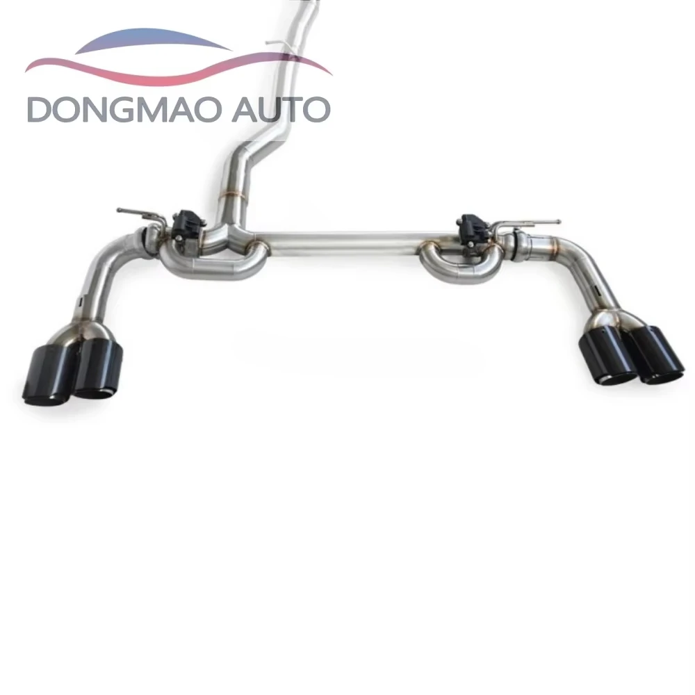 Suitable for BMW 540i G30G38 3.0T B58 2018-2024 Exhaust Pipe Stainless Steel Back Exhaust System with Valve 4 Tips view 2