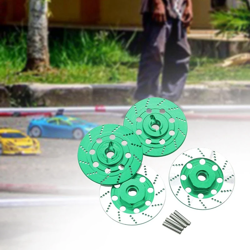 

4Pcs Aluminum Alloy Wheel Disc Wheel Hex Hub 12Mm For Tamiya R34 Sakura D4 1/10 On-Road Racing Rc Car Parts