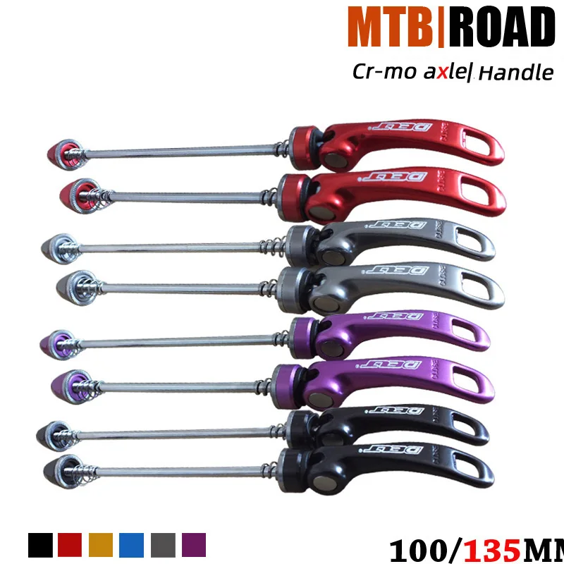 

6 Colors Ultralight Bicycle Skewer，Locking Post wheel Axle CR-Mo，Release Quick Hub Wheel,Bike Road MTB Bike Wheels Parts