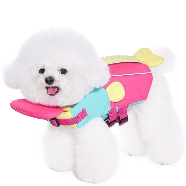 Dog Buoyancy Life Jacket Pet Bichon Schnauzer Small Dog Pool Outdoor Swimming Clothing