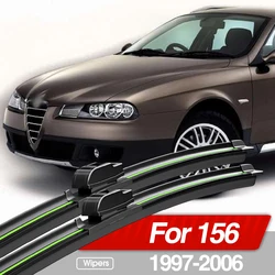 For Alfa Romeo 156 1997-2006 Front Windshield Wiper Blades 2pcs Windscreen Window Accessories 1999 2000 2001 2002 2003 2004 2005