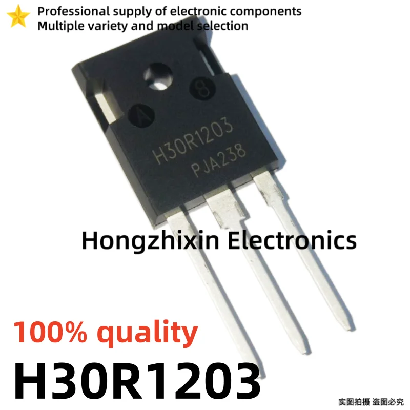 Tubo do forno de indução, H30R1202 30R1202 H30R1203 30R1203 H30R1353 30R1353 H30R1602 30R1602 TO-247 IGBT, Qualidade 100%, 10pcs