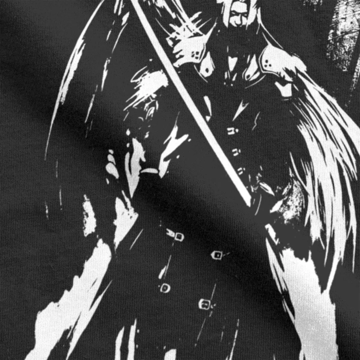 Casual Sephiroth Final Fantasy 7 The One Winged Angel T-Shirts for Men Women 100% Cotton Tee Shirt Printed Clothing