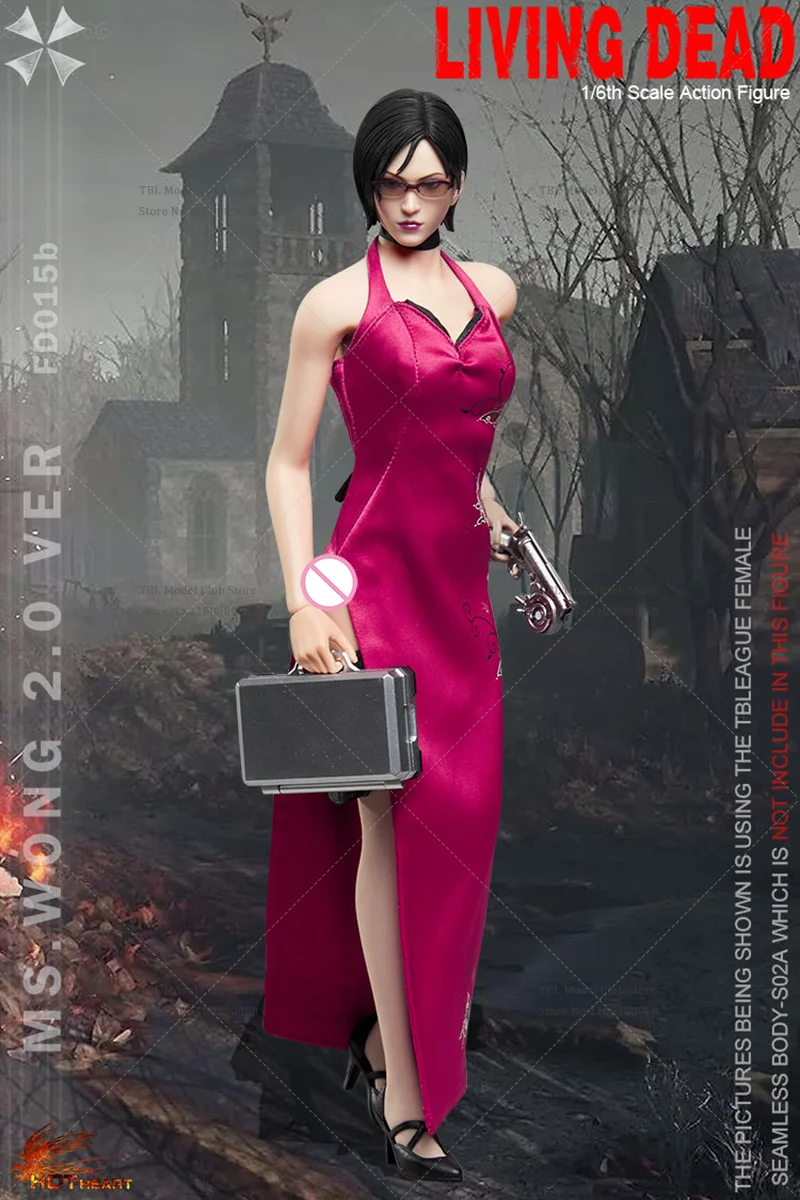 1/6 Scale Spy Killer Military Hardware Sets Weibliche Kleidung Für TBL PH-S02A 12-zoll Action Figure Soldat Hot Heart FD015A/B 2,0