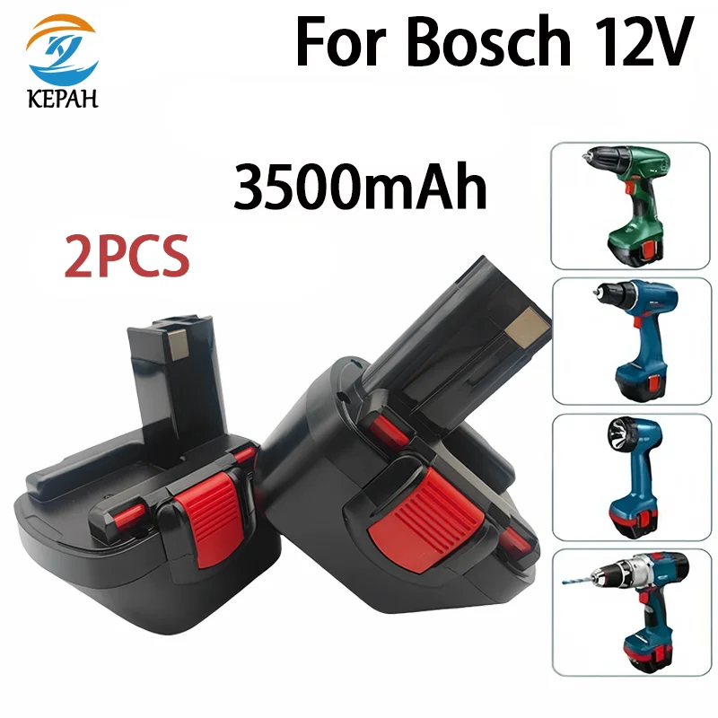 

12V 3.5Ah NI-MH Rechargeable BatteryPack 3500mAh Replace For BOSCH Cordless Electric Drill and Screwdriver Power Tools Battery