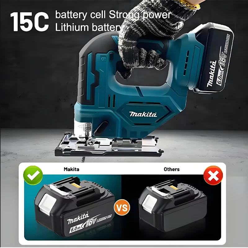 Upgrade Makita 18V6.0Ah lithium battery low-temperature durable angle grinder cutting machine for universal and long-lasting