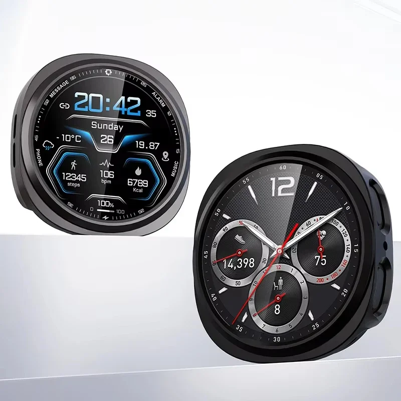 Samsung Galaxy Watch 8 40mm/44mm用PCハードケース マットカバー 保護ケース Galaxy Watch 8 Classic対応 中空シェル アクセサリー